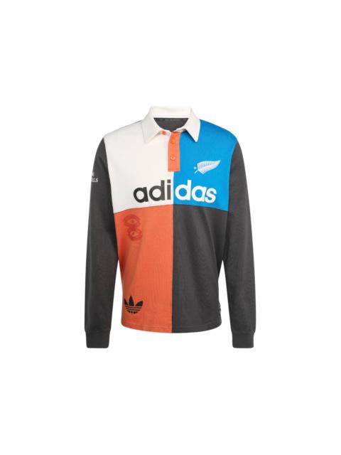 adidas adidas & All Blacks Heritage Rugby Polo Shirt Black Carbon