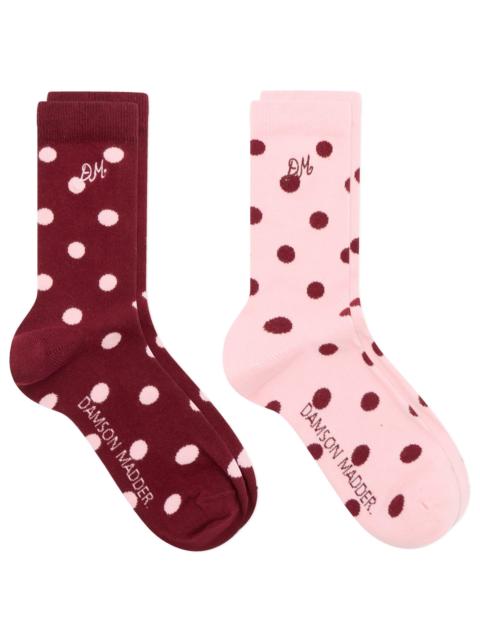 DAMSON MADDER. Damson Madder 2-Pack Socks