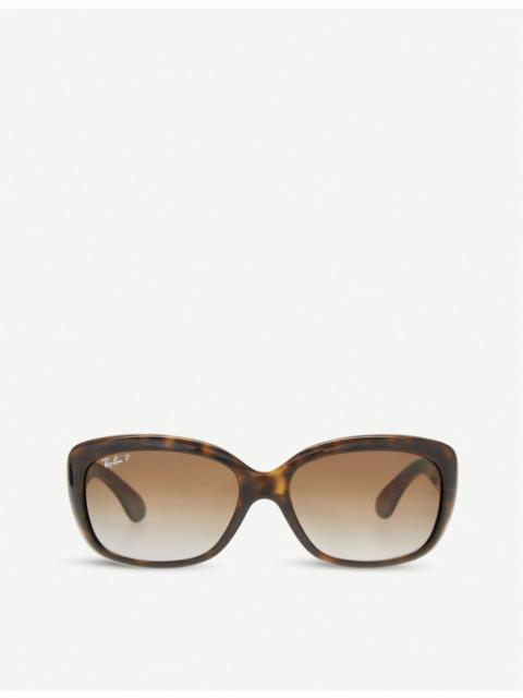 Ray-Ban Jackie Ohh RB4101 rectangle-frame polarised sunglasses