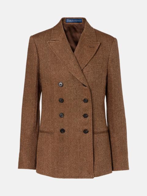 Polo Ralph Lauren Herringbone linen, wool, and silk blazer