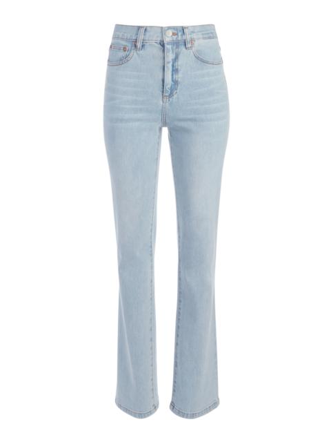 Alice + Olivia AMAZING HIGH RISE STRAIGHT JEAN