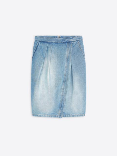 Dries Van Noten DENIM KNOTTED SKIRT