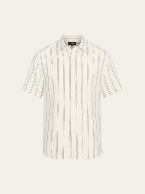 Vince Men's Classic Striped Sport Shirt