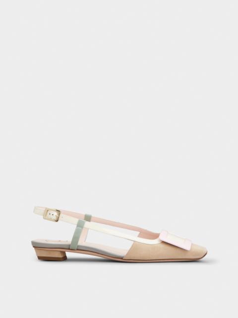 Roger Vivier Belle Vivier Slingback Ballerinas in suede