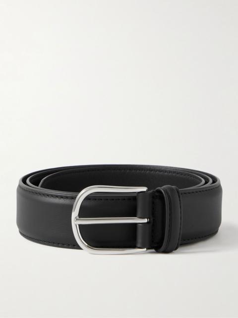 Anderson's 3.5cm Leather Belt Black