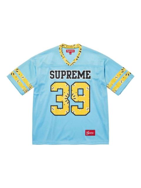 Supreme Supreme Bandana Football Jersey 'Blue' SS25KN94-BLUE