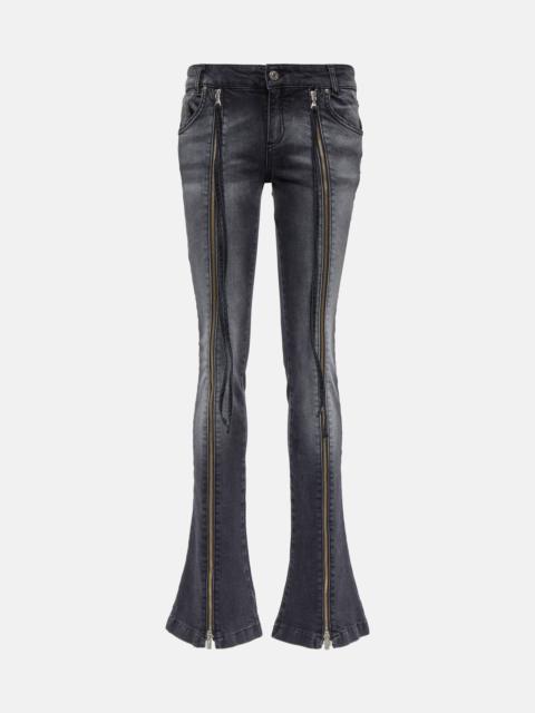 Blumarine Low-rise flared jeans
