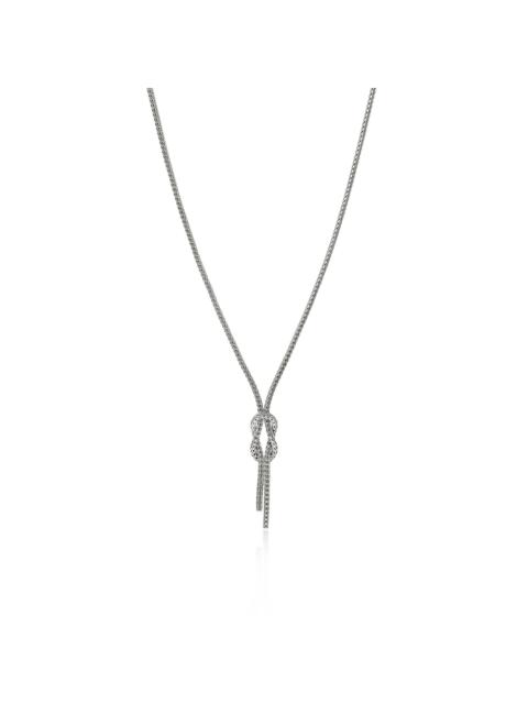 JOHN HARDY Love Knot Y Necklace, Sterling Silver, 1.8MM