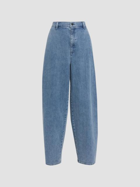 EILEEN FISHER Women's Roomy Wide-Leg Denim Trousers - Blue