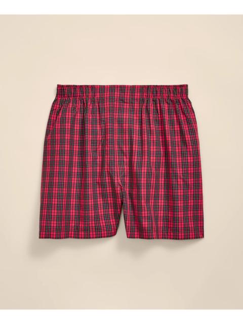 Brooks Brothers Cotton Broadcloth Tartan Boxers