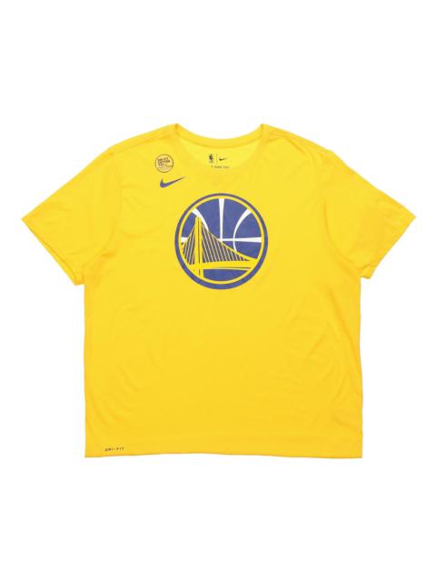 Nike Nike Golden State Warriors AS GSW M NK DRY TEE ES LOGO Couple Style Yellow 870507-728