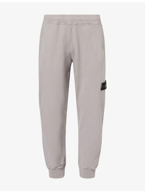 Stone Island Logo-Patch Tapered Cotton Jogging Bottoms