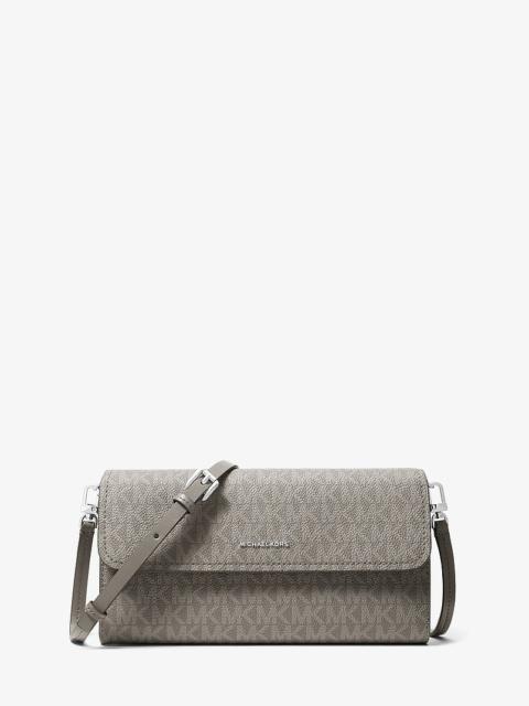 MICHAEL KORS Jet Set Small Signature Logo Convertible Crossbody Bag