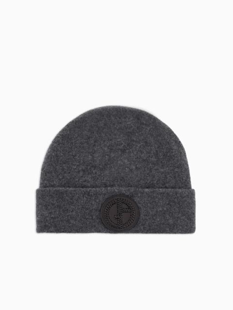 GIORGIO ARMANI Cashmere beanie with cuff