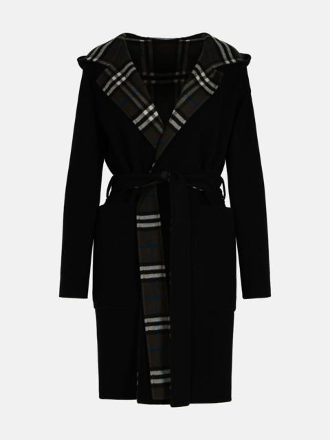 BLACK WOOL COAT