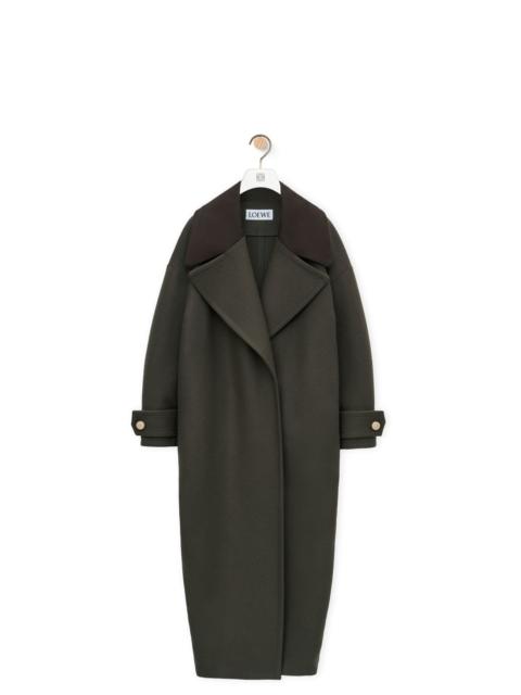Loewe Pebble coat in wool blend