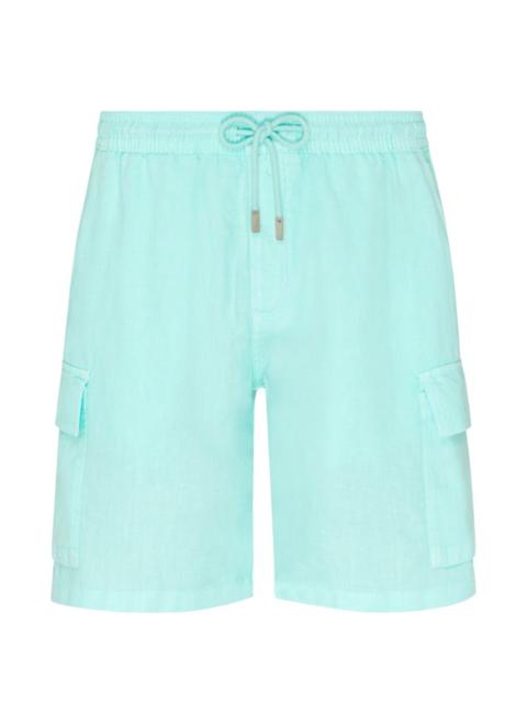 Vilebrequin cargo-pocket linen bermuda shorts