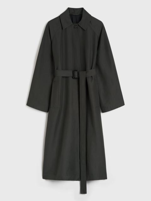 Minimalist summer coat anthracite