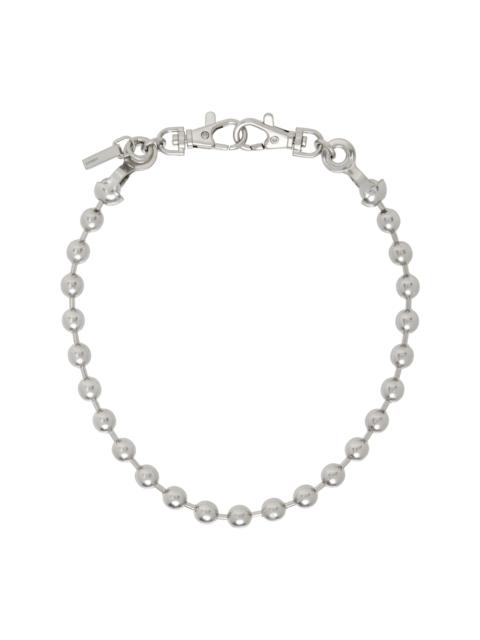 We11done Silver Ball Necklace