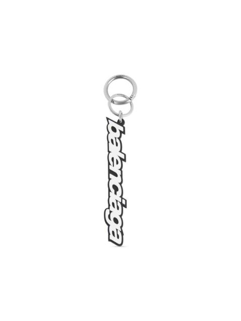 BALENCIAGA Women's Balenciaga Keychain in Black/white