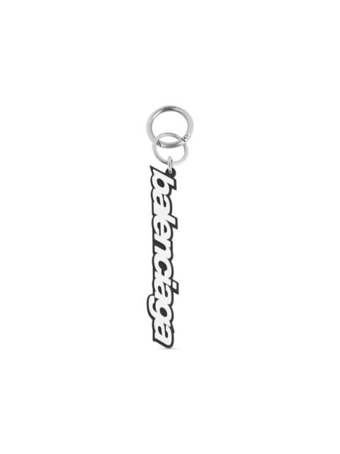 BALENCIAGA Women's Balenciaga Keychain in Black/white