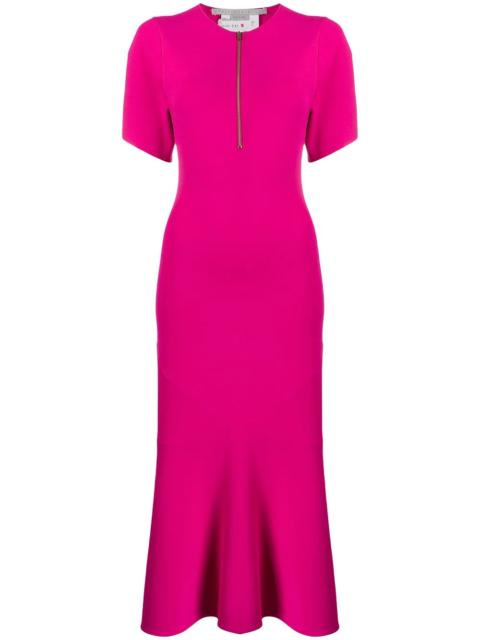 Stella McCartney zip-front flared 드레스