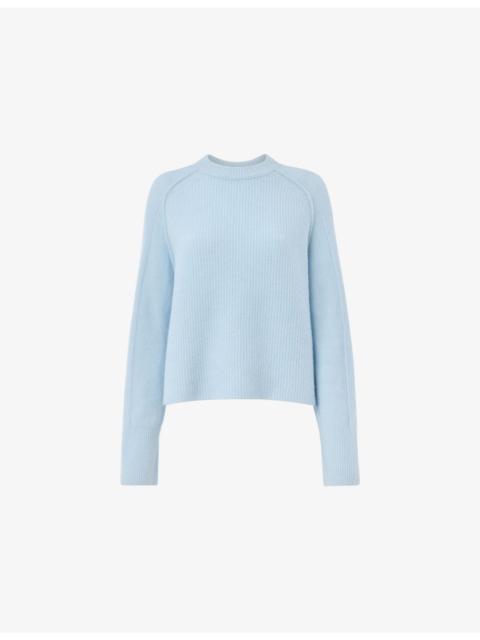 WHISTLES Aria Ribbed Knitted Jumper