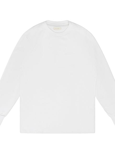 AIMÉ LEON DORE Longsleeve Tonal Logo T-Shirt "White" ALD MTPS 0243