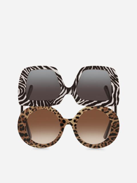Dolce & Gabbana 업 & 다운 선글라스