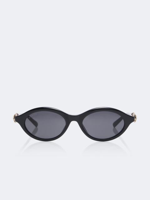 GUCCI Horsebit round sunglasses