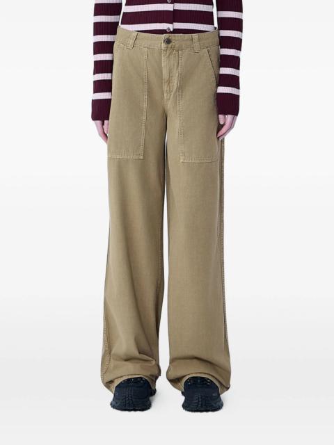 Moncler Moncler Patch-pocket Wide-leg Trousers