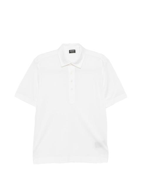 ZEGNA collared button polo shirt