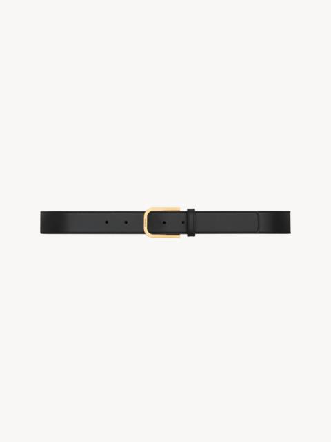 SAINT LAURENT MINIMAL BELT IN SMOOTH LEATHER