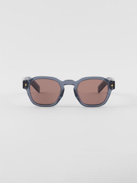 Prada Sunglasses with iconic metal plaque