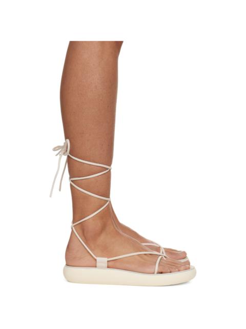 ANCIENT GREEK SANDALS Off-White Diakopes Comfort Sandals