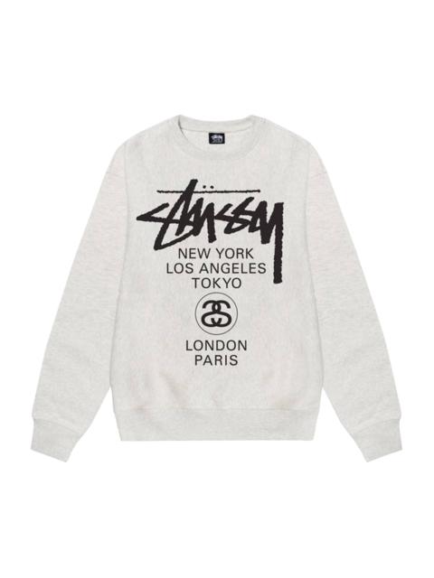 Stussy World Tour Crew 'Ash Heather'