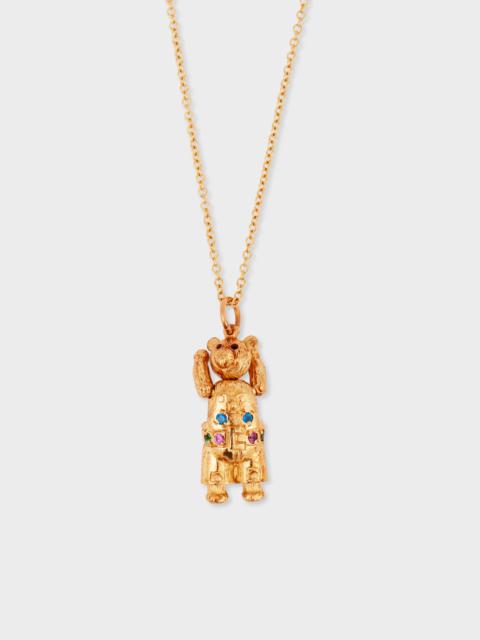 Paul Smith 'DAN Articulated Gold Bear' Necklace by Baroque Rocks