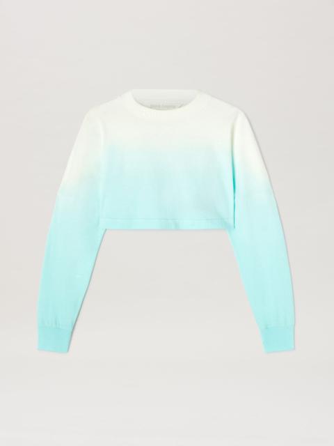 Palm Angels Gradient Cropped Overlogo T-Shirt