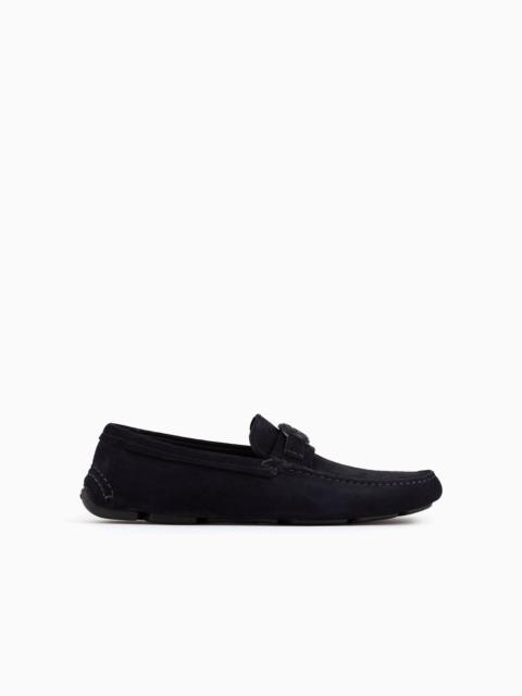 GIORGIO ARMANI Suede loafers