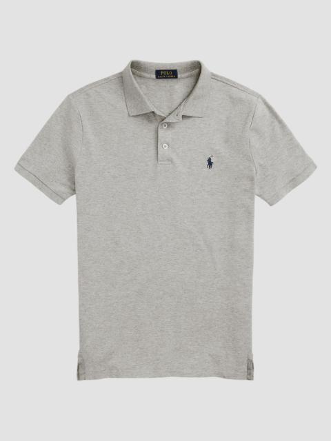Polo Ralph Lauren Men's Stretch-Cotton Blend Custom Slim-Fit Polo Shirt - Andover Heather