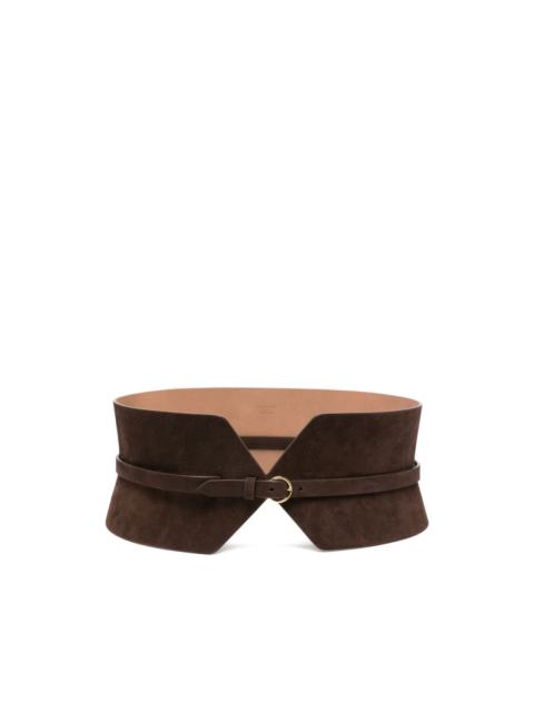 Alaïa wide-panelled leather belt