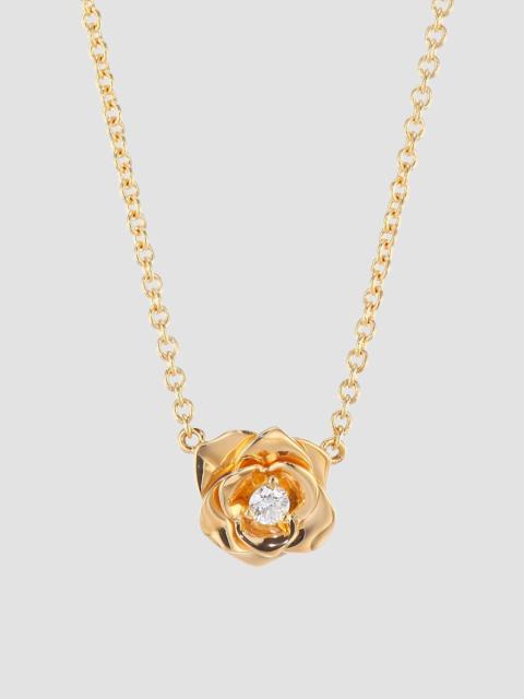 Piaget 로즈 18K 황색 금 & 다이아몬드 펜던트 목걸이