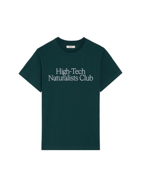 PANGAIA Mens High-Tech Naturalists Club T-shirt - Foliage Green