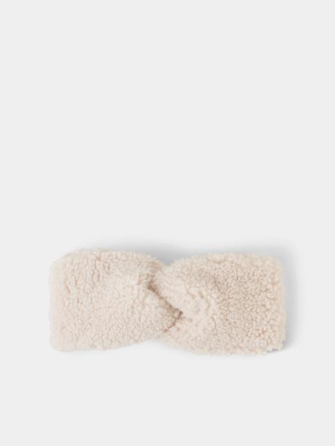 BOGNER Justy Teddy Bear Headband in Cream