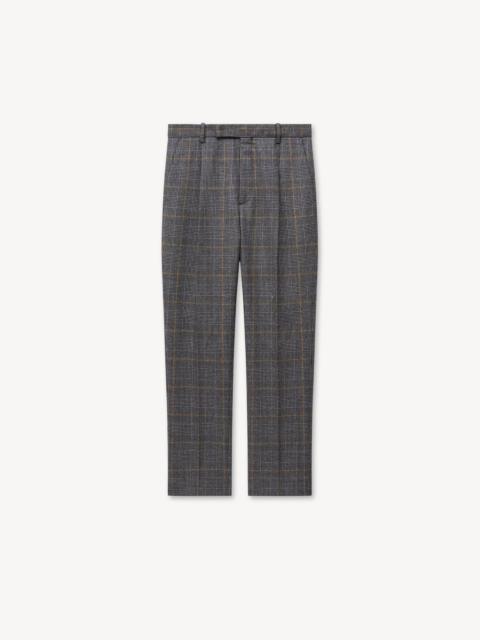 KENZO 'KENZO Checks' tapered tailored pants in wool