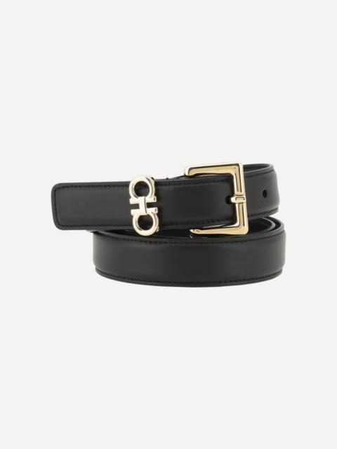 FERRAGAMO Gancini leather Belt