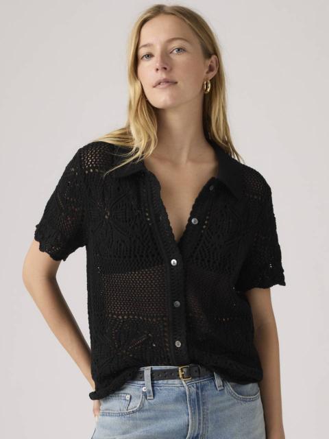 Levi's SUSANNA FLORAL CROCHET SHIRT