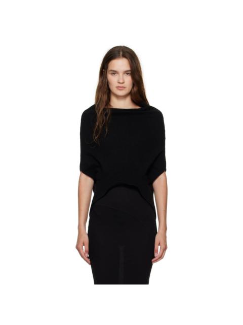 Rick Owens Black Concordians SL Shroud Sweater