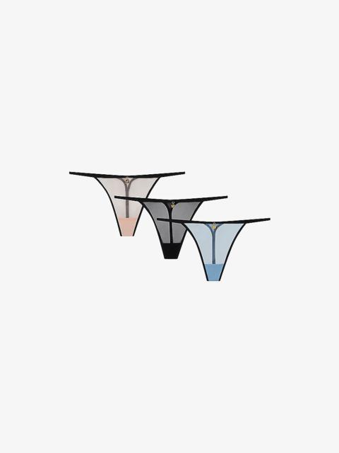 Agent Provocateur Menage A Trois Pack of Three Sheer Thongs