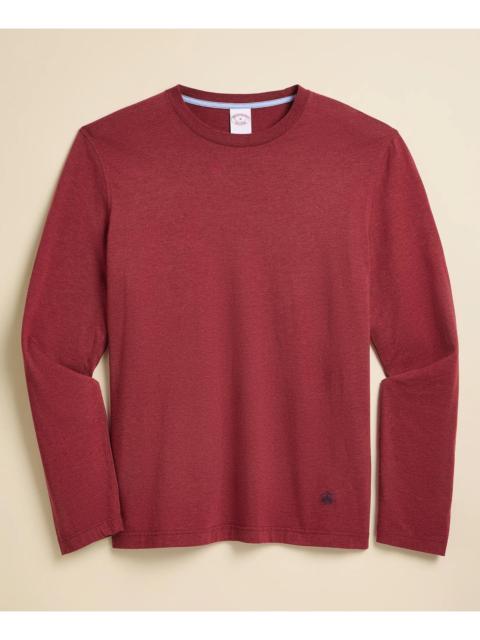 Brooks Brothers Supima® Cotton Long-Sleeve Logo T-Shirt